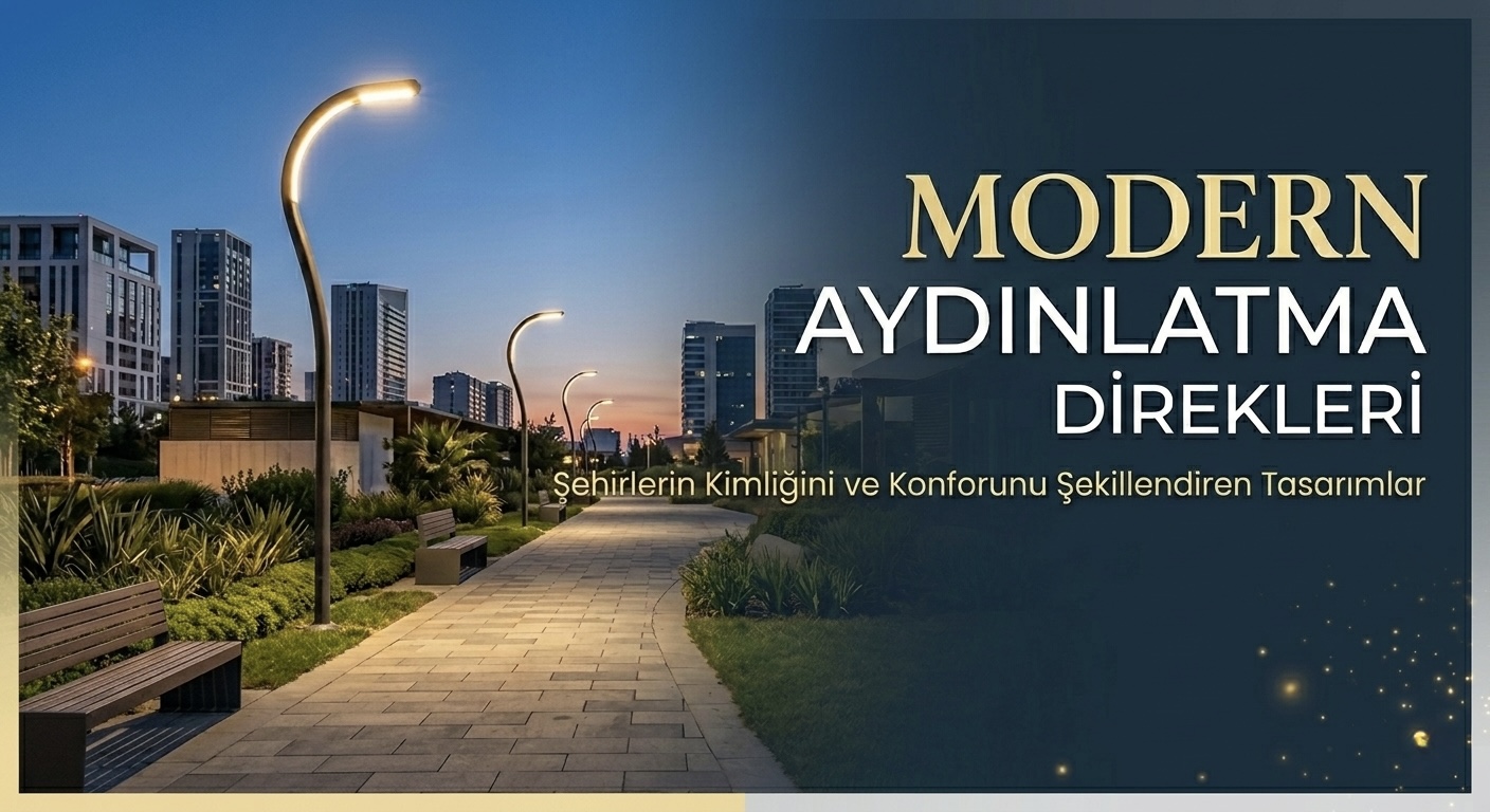 Modern Aydınlatma Direkleri: Şehirlerin Kimliğini ve Konforunu Şekillendiren Tasarımlar